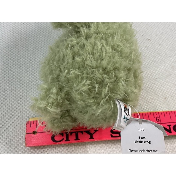 AUTHENTIC Jellycat LITTLE FROG New NWT RETIRED Soft Plush Toy 7" Green Toad Pond - Picture 5 of 10